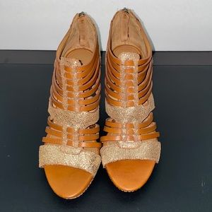 NWOB Trask women’s Sammi wedge sandals bootie 7.5m